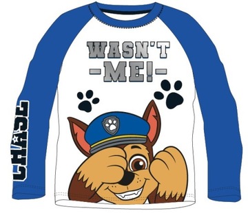 KOSZULKA TSHIRT BLUZA PSI PATROL DŁUGI RĘKAW - 116