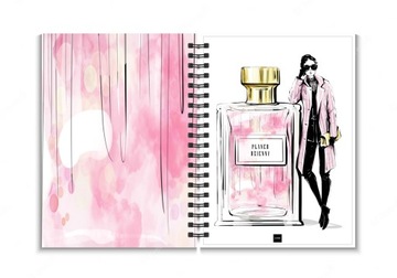 Planer dzienny B5 niedatowany miesięczny roczny organizer terminarz PERFUMY