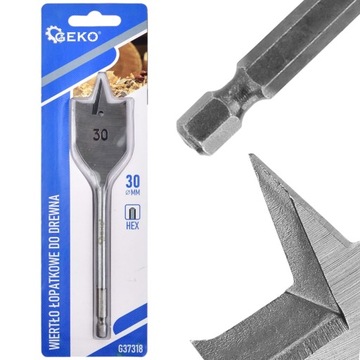 WIERTŁO DO DREWNA FORNIRU WIÓROWYCH HEX 1/4