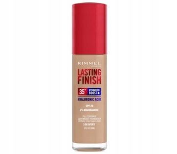 RIMMEL PODKŁAD LASTING FINISH HYALURONIC ACID 100 IVORY
