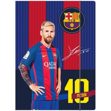 FC BARCELONA TECZKA Z GUMKĄ NA RYSUNKI A4 1 sztuka Mix wzorów