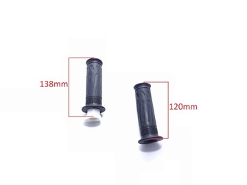 MANETKI KIEROWNICY KPL. CZARNE 2 SZT