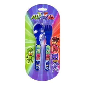 PJ MASKS, Pidżamersi 4027 Sztućce dla dzieci 2 szt.