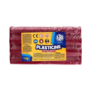 Plastelina 1kg purpurowa Astra