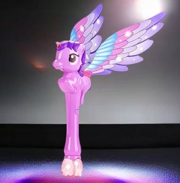 МАШИНА ДЛЯ МЫЛЬНЫХ ПУЗЫРЕЙ ЕДИНОРОГ АВТОМАТИЧЕСКАЯ ПАЛОЧКА Мыльные пузырьки 2x ЖИДКОСТЬ