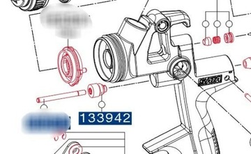 SATA 5000 B Уплотнение спускового крючка пистолета 133942