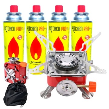 KUCHENKA MINI GAZOWA TURYSTYCZNA PRZENOŚNA 4x GAZ