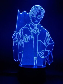 ГАРРИ ПОТТЕР 3D СВЕТОДИОДНЫЙ НОЧНИК + ПУЛЬТ ДУ