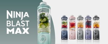 Blender przenośny Ninja Blast Max BC251EUMT bezprzewodowy miętowy 570ml