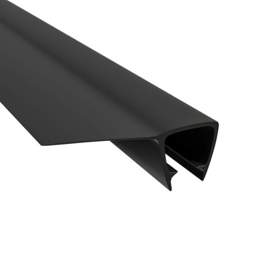 2M USZCZELKA CZARNA LISTWA DO SZYBY PRYSZNICA KABINY PRYSZNICOWEJ 6 7 8 MM