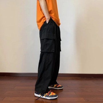 Casual Baggy Cargo Pants With Pockets For Men Loos