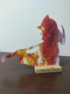 СТАТУЭТКА из оргстекла СПАСИБО печать на ВАШЕМ ТЕКСТ фоне или прозрачный