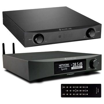 ZESTAW NUPRIME WZMACNIACZ STEREO IDA-8 + ODTWARZACZ STREAMER STREAM-9 BLACK