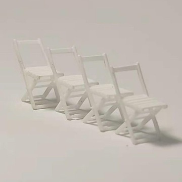 8. Модель стула и стола в масштабе 1/64.