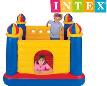 TRAMPOLINA ZAMEK DMUCHANY DLA MAŁYCH DZIECI INTEX