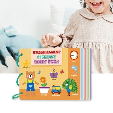 Тихая детская книга, познавательные игрушки для раннего обучения