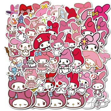 100 шт. наклеек Sanrio Hello Kitty Kuromi Moja