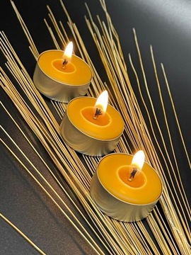 Подсвечники из пчелиного воска 4см - 56 шт.