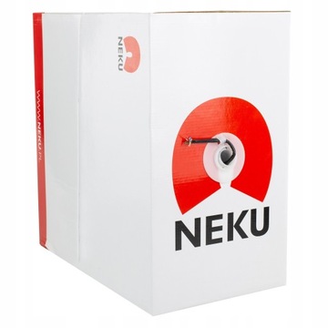 NEKU Kabel LAN skrętka 5e UTP ŻEL ZIEMNY Cu 305m