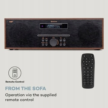 Сетевое интернет-радио DAB+ BT FM CD SPOTIFY БУДИЛЬНИК USB RDS ЖК-дисплей