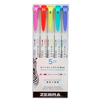 Zestaw Brush Mildliner Zebra Refresh