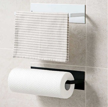 Стеновая ручка для бумажного полотенца Янкера склееное самокрисованное черное