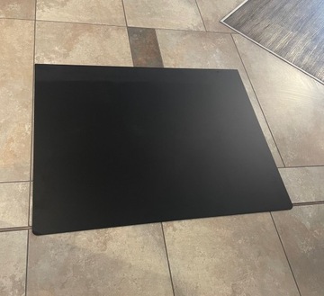 Стальная основа для печи, Узор 6, 80х100 см, черная