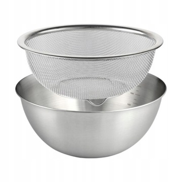 z Misą Mieszającą do mycia warzyw i owoców 24cm