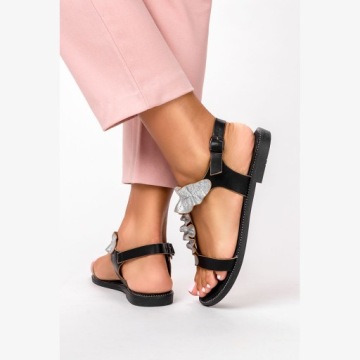 ПЛОСКИЕ САНДАЛИИ Легкие с заклепками FALBANKA NEW r 37