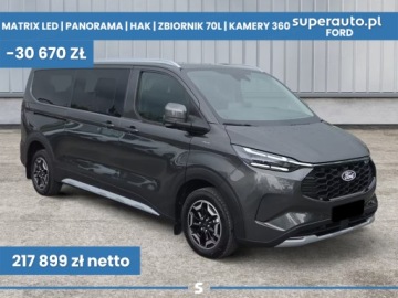 Ford Tourneo Custom II  L1 2.0 EcoBlue 170 KM 170KM 2026 Tourneo Custom 320 L2H1 Active A8 AWD 2.0 170KM