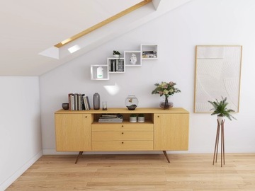 ПОДВЕСНАЯ ПОЛКА, КНИЖНЫЙ ШКАФ № 8.