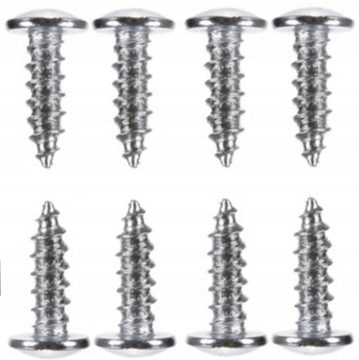 Ramka Tablicy Rejestracyjnej SREBRNY CHROM // 2szt