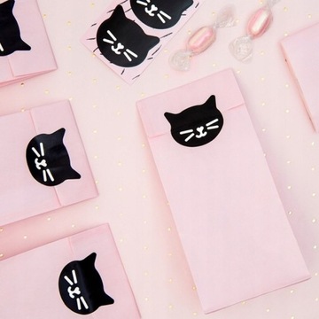 Бумажные пакеты КОТЕК, сладости, конфеты «КОТ» для детей, подарок на 6-летие