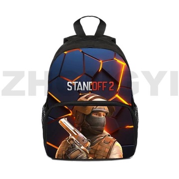 Płócienny 3D z nadrukiem 2 plecaki dla mężczyzn Anime Laptop o dużej