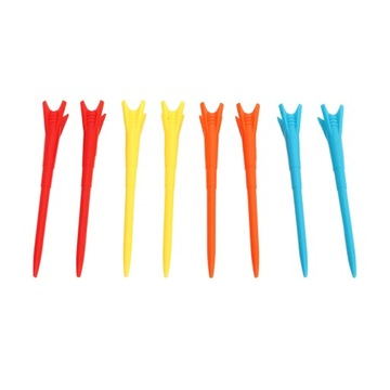 8 шт. футболки для гольфа нескольких цветов с 4 зубьями