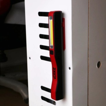 VERKE USB-СВЕТОДИОДНЫЙ ФОНАРИК COB 3 Вт + 1 Вт, аккумулятор