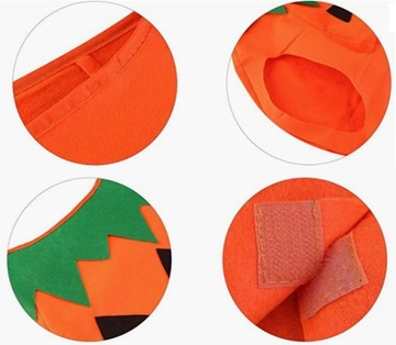 НАряд ТЫКВЫ ПЛАТЬЕ НА ХЭЛЛОУИН КОСТЮМ ТЫКВЫ + КОРЗИНА 3 шт.