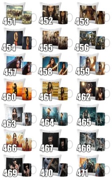 ZESTAW KUBEK I PODUSZKA TITANIC FILMY POMYSŁ NA PREZENT RÓŻNE GRAFIKI