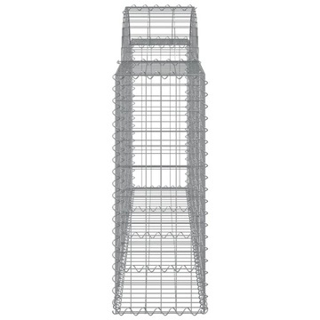 АРОЧНАЯ ГАБИОННАЯ КОРЗИНА 200Х50Х80/100СМ ОЦИНКОВАННАЯ