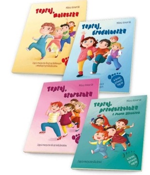 Tuptaj, maluszku, średniaczku, starszaku, przedszkolaku.
