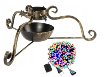 STOJAK POD CHOINKĘ ZESTAW 9, LAMPKI LED100