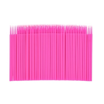 APLIKATORY DO RZĘS microbrush bezwłókninowe 100szt