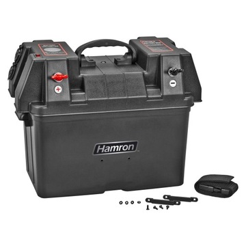 Лодочный контейнер с аккумулятором BAT 2.0, 2 USB и 2x12 В.