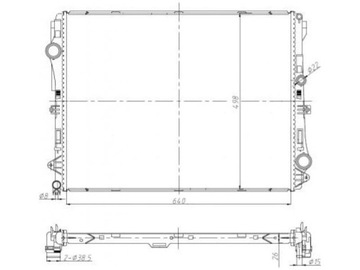 CHLADIČ MERCEDES S W222 V222 X222 2.1-6.0