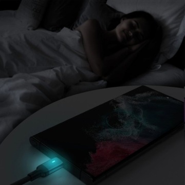 Зарядный кабель Joyroom USB-A/USB-C со светодиодом, 1,2 м, 3 А, быстрый для телефона