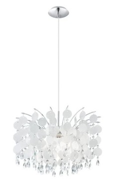 Lampa wisząca Nowoczesna Eglo FEDRA żyrandol kryształy kamienie NOWOCZESNA