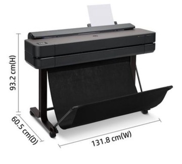 НОВЫЙ ПЛОТТЕР HP DesignJet T650 A0 WiFi, 36 дюймов