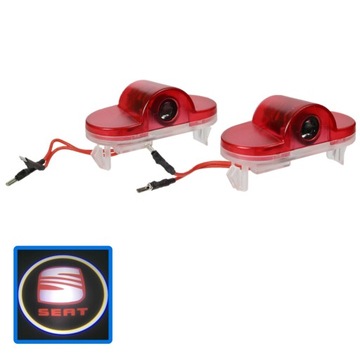 SEAT LEON TOLEDO ALHAMBRA PROJEKTOR LED LOGO DRZWI