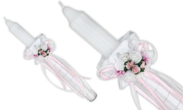 НАБОР ДЛЯ ПРИЧАСТИЯ ВЕНОК СВЕЧИ ПЕРЧАТКИ УКРАШЕНИЕ 1