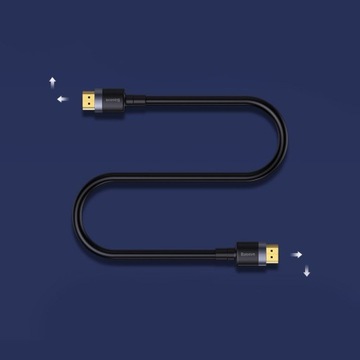 КАБЕЛЬ BASEUS HDMI / HDMI 4K 60 Гц 3D РАЗЪЕМ 18 Гбит/с АУДИО ВИДЕОКАБЕЛЬ 3 м